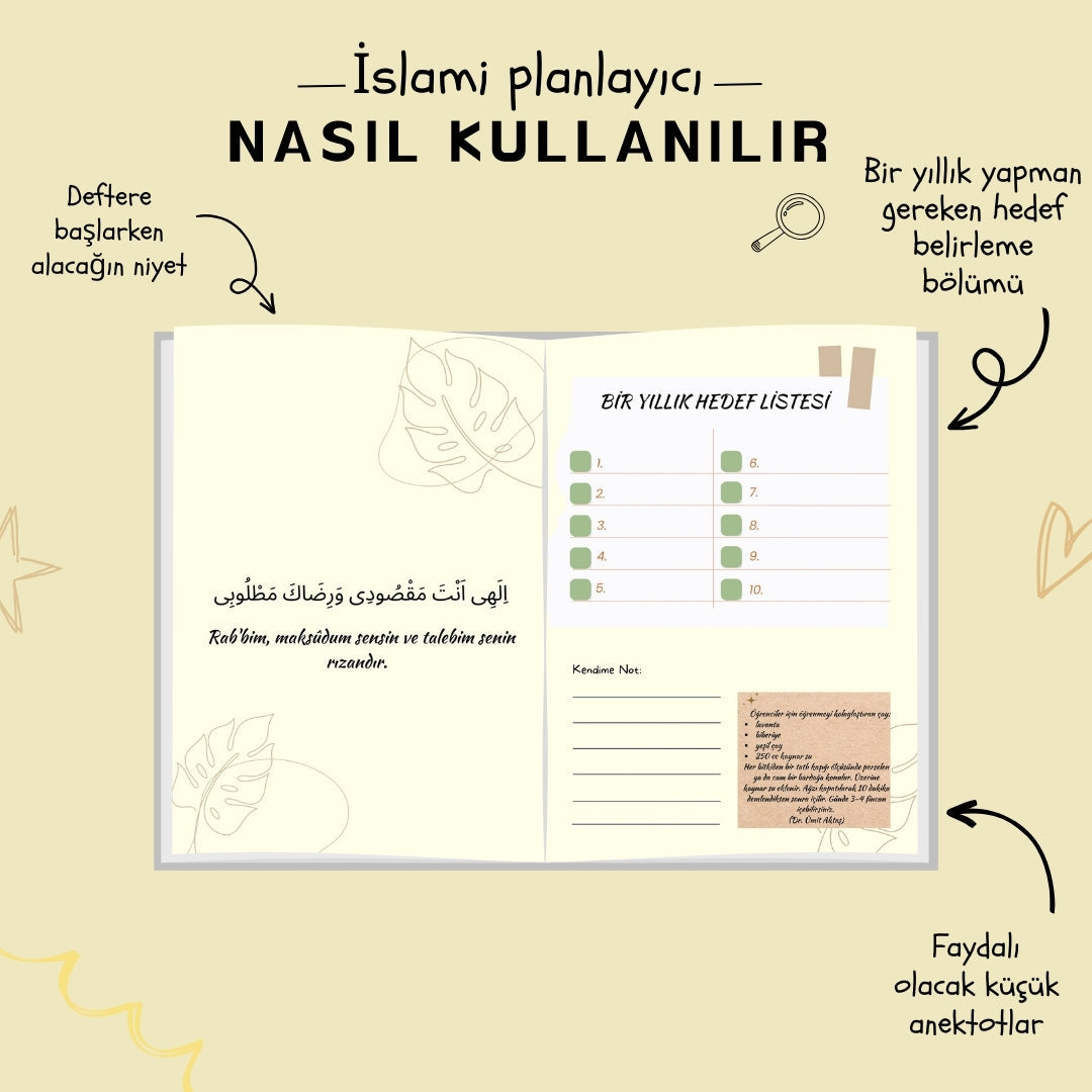 IrsadiNot™ İbadet Rehberi İslami Planlayıcı